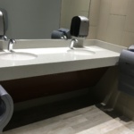 Solid Surface Bathroom Vanity (Large)